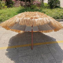 Load image into Gallery viewer, Beach Holiday Shade Imitation Straw Umbrella, Specification: 2m, 2m Umbrella