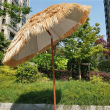 Load image into Gallery viewer, Beach Holiday Shade Imitation Straw Umbrella, Specification: 2m, 2m Umbrella