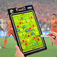 Load image into Gallery viewer, PVC Magnetic Football Coach  Command  Board with Pen and Eraser