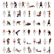 Load image into Gallery viewer, E1107 11 in 1 100lbs Natural Latex Five-point Buckle Household Pull Rope Resistance Band Fitness Equipment Set