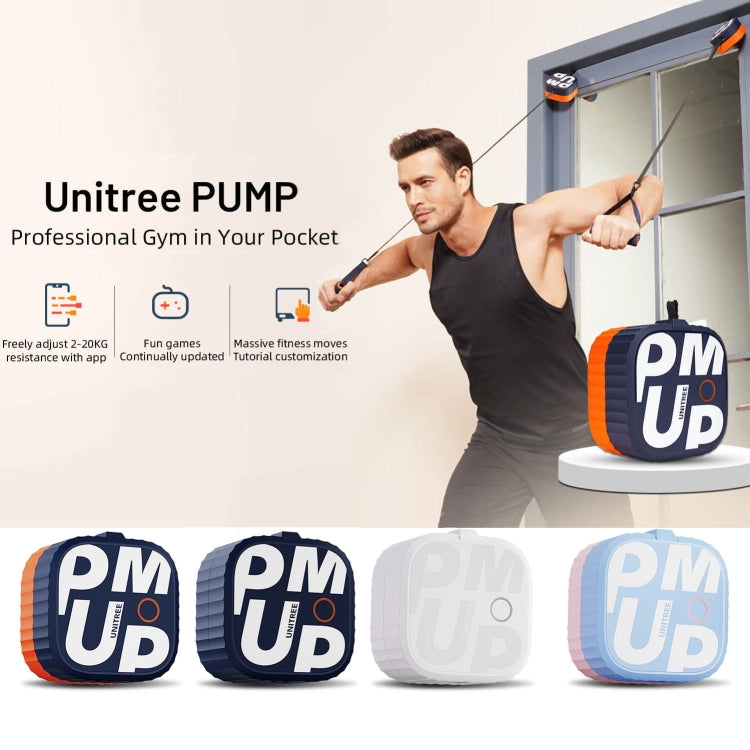 Unitree Pump Portable Home Gym Pump 4.4-44lbs Adjustable Resistance Cable Machine
