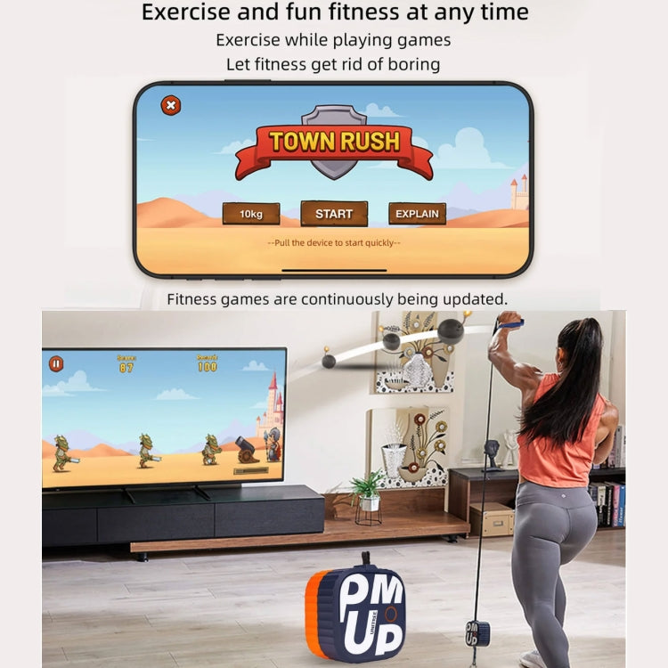 Unitree Pump Portable Home Gym Pump 4.4-44lbs Adjustable Resistance Cable Machine