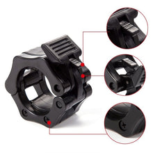 Load image into Gallery viewer, Fast Austrian Bar Chuck Lock Barbell Plastic Buckle, Diameter: 25mm(Black), 25mm