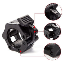 Load image into Gallery viewer, Fast Austrian Bar Chuck Lock Barbell Plastic Buckle, Diameter: 25mm(Black)