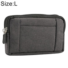 Load image into Gallery viewer, Sports Denim Universal Phone Bag Waist Bag for 5.5~6.3 inch Smartphones, Size: L, L