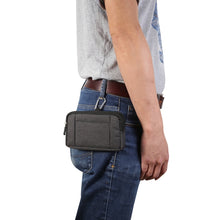 Load image into Gallery viewer, Sports Denim Universal Phone Bag Waist Bag for 6.4~6.5 inch Smartphones, Size: XL, XL