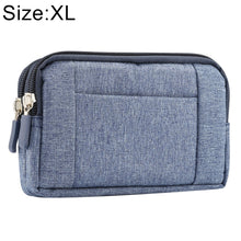 Load image into Gallery viewer, Sports Denim Universal Phone Bag Waist Bag for 6.4~6.5 inch Smartphones, Size: XL, XL