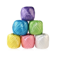 Load image into Gallery viewer, Plastic Strapping Packing Rope Tear Film Straw Rope, Random Color Delivery