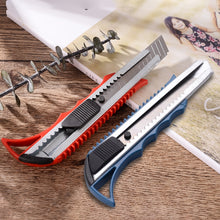 Load image into Gallery viewer, Large Size Utility Knife Paper Cutter with Stainless Steel Blade, Random Color Delivery, Knife Cutter