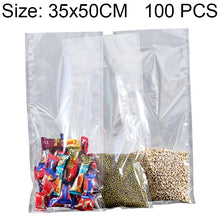 Load image into Gallery viewer, 100 PCS Food Vacuum Packaging Transparent Plastic Bag Nylon Fresh-keeping Bag, Size: 25cm x 35cm, Size: 35cm x 50cm