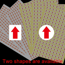 Load image into Gallery viewer, 20 PCS Rectangle Shape Self-adhesive Arrow Rework Sticker Rework Label, Rectangle Shape