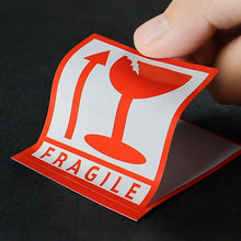 Load image into Gallery viewer, 1000 PCS Self-adhesive English Warning Sticker Fragile Label, Size: 5.5x5.5cm, 5.5 x 5.5cm