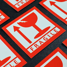 Load image into Gallery viewer, 1000 PCS Self-adhesive English Warning Sticker Fragile Label, Size: 5.5x5.5cm, 5.5 x 5.5cm