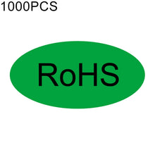 Load image into Gallery viewer, 1000 PCS Oval Shape Self-adhesive RoHS Sticker RoHS Label, Size: 10x20mm, Size: 10x20mm