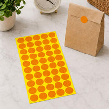 Load image into Gallery viewer, 1000 PCS Round Shape Self-adhesive Colorful Mark Sticker Mark Label