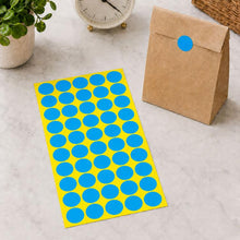 Load image into Gallery viewer, 1000 PCS Round Shape Self-adhesive Colorful Mark Sticker Mark Label