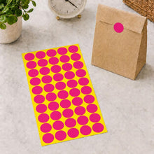 Load image into Gallery viewer, 1000 PCS Round Shape Self-adhesive Colorful Mark Sticker Mark Label