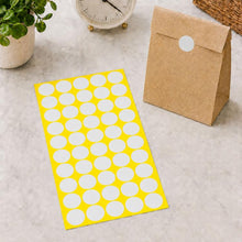 Load image into Gallery viewer, 1000 PCS Round Shape Self-adhesive Colorful Mark Sticker Mark Label