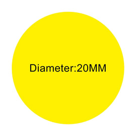 1000 PCS Round Shape Self-adhesive Colorful Mark Sticker Mark Label