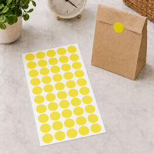 Load image into Gallery viewer, 1000 PCS Round Shape Self-adhesive Colorful Mark Sticker Mark Label
