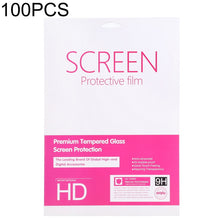 Load image into Gallery viewer, 100 PCS For 10 inch Tempered Glass Film Screen Protector Paper Package