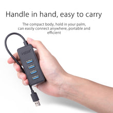 Load image into Gallery viewer, ORICO W5P-U3-30 4-Port USB 3.0 Desktop HUB with 30cm Micro USB Cable Power Supply, W5P-U3-30 Black, W5P-U3-30 White