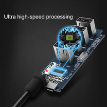 Load image into Gallery viewer, ORICO W5P-U3-30 4-Port USB 3.0 Desktop HUB with 30cm Micro USB Cable Power Supply, W5P-U3-30 Black, W5P-U3-30 White