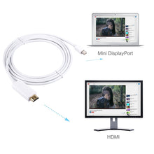 Load image into Gallery viewer, 1.8m Mini DisplayPort Male to HDMI Male Adapter Cable, 1.8m