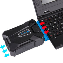 Load image into Gallery viewer, Ice Troll III Gaming Laptop Notebook Cooling Pad Mute Air Extracting Cooling Fan Turbo Heat Radiator with Appropriative USB Cable