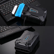 Load image into Gallery viewer, Ice Troll III Gaming Laptop Notebook Cooling Pad Mute Air Extracting Cooling Fan Turbo Heat Radiator with Appropriative USB Cable