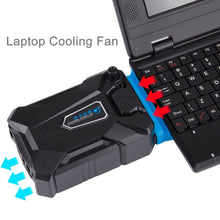 Load image into Gallery viewer, Ice Troll III Gaming Laptop Notebook Cooling Pad Mute Air Extracting Cooling Fan Turbo Heat Radiator with Appropriative USB Cable
