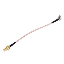 Load image into Gallery viewer, 15cm CRC9 Male to SMA Female Cable, CRC9 90° Elbow to SMA (Braided)