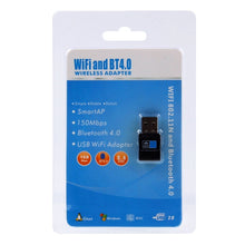 Load image into Gallery viewer, 2 in 1 Bluetooth 4.0 + 150Mbps 2.4GHz USB WiFi Wireless Adapter