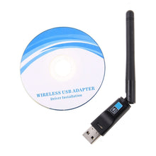 Load image into Gallery viewer, 2 in 1 Bluetooth 4.0 + 150Mbps 2.4GHz USB WiFi Wireless Adapter with 2D1 External Antenna