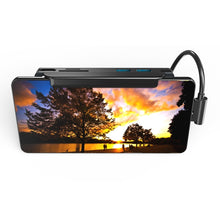 Load image into Gallery viewer, AD-065 6 in 1 USB-C / Type-C to 4K HDMI + SD / TF Card Slot + Type-C + 2 USB 3.0 Back Clip Style Multifunctional Docking Station HUB, 6 In 1 Back Clip Style