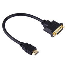 Load image into Gallery viewer, 30cm HDMI Male to 24+1 DVI Female Adapter Cable, Length: 30cm