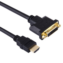 Load image into Gallery viewer, 30cm HDMI Male to 24+1 DVI Female Adapter Cable, Length: 30cm