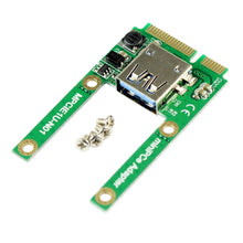 Load image into Gallery viewer, Mini PCI-E Card Slot Expansion MPCIE to USB 2.0 Interface Adapter Riser Card