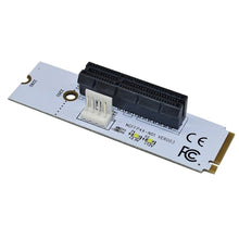 Load image into Gallery viewer, NGFF M.2 Key M to PCI-E 1X / 4X / 8X / 16X Graphics Card Mining Slot Adapter Riser Converter Card with LED, VER003