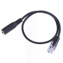 Load image into Gallery viewer, 3.5mm Jack to RJ9 PC / Mobile Phones Headset to Office Phone Adapter Convertor Cable, Length: 32cm