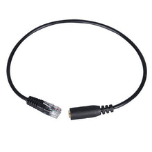 Load image into Gallery viewer, 3.5mm Jack to RJ9 PC / Mobile Phones Headset to Office Phone Adapter Convertor Cable, Length: 32cm