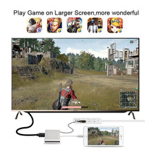 Load image into Gallery viewer, 3 in 1 8 Pin to HDMI / VGA / Audio Adapter