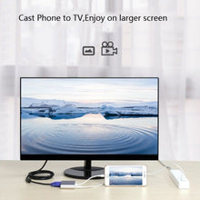 Load image into Gallery viewer, 3 in 1 8 Pin to HDMI / VGA / Audio Adapter