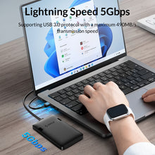 Load image into Gallery viewer, ORICO 2577U3-V1 Grid Texture Design 2.5 inch USB3.0 Micro-B Hard Drive Enclosure Box, 2577U3-V1