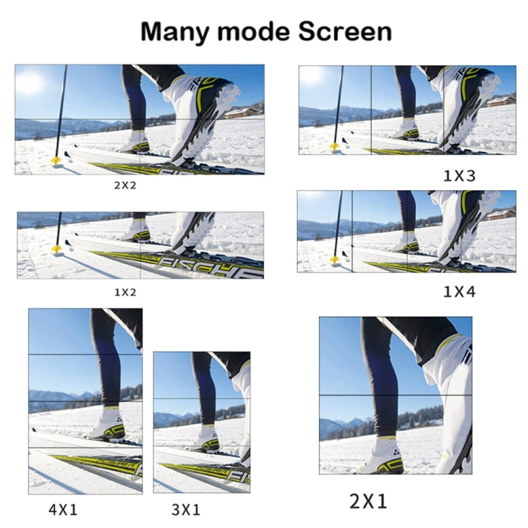 BT14 Ultra HD 4K x 2K 2X2 HDMI TV Wall Controller Multi-screen Splicing Processor, BT14 Ultra