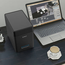 Load image into Gallery viewer, ORICO DS500U3 3.5 inch 5 Bay Magnetic-type USB 3.0 Hard Drive Enclosure with Blue LED Indicator, USB 3.0
