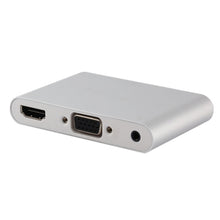 Load image into Gallery viewer, P27 Metal Cover Micro USB to HDMI + VGA HDTV Converter Digital AV Adapter, Power by EZCast, Support iOS / Android / Windows System
