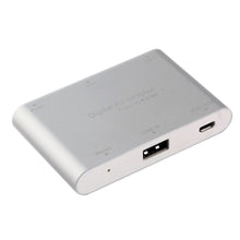 Load image into Gallery viewer, P27 Metal Cover Micro USB to HDMI + VGA HDTV Converter Digital AV Adapter, Power by EZCast, Support iOS / Android / Windows System