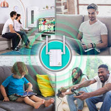 Load image into Gallery viewer, 300Mbps Wireless-N Range Extender WiFi Repeater Signal Booster Network Router with 2 External Antenna, EU Plug, 2 External Antenna (White), 2 External Antenna (Black)