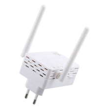 Load image into Gallery viewer, 300Mbps Wireless-N Range Extender WiFi Repeater Signal Booster Network Router with 2 External Antenna, EU Plug, 2 External Antenna (White), 2 External Antenna (Black)